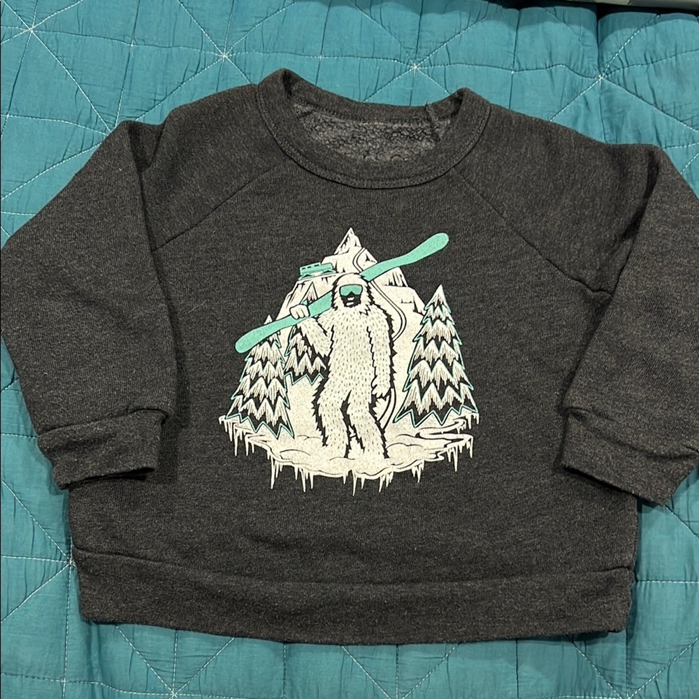 Ketsol Grey Yeti size 3T Sweatshirt